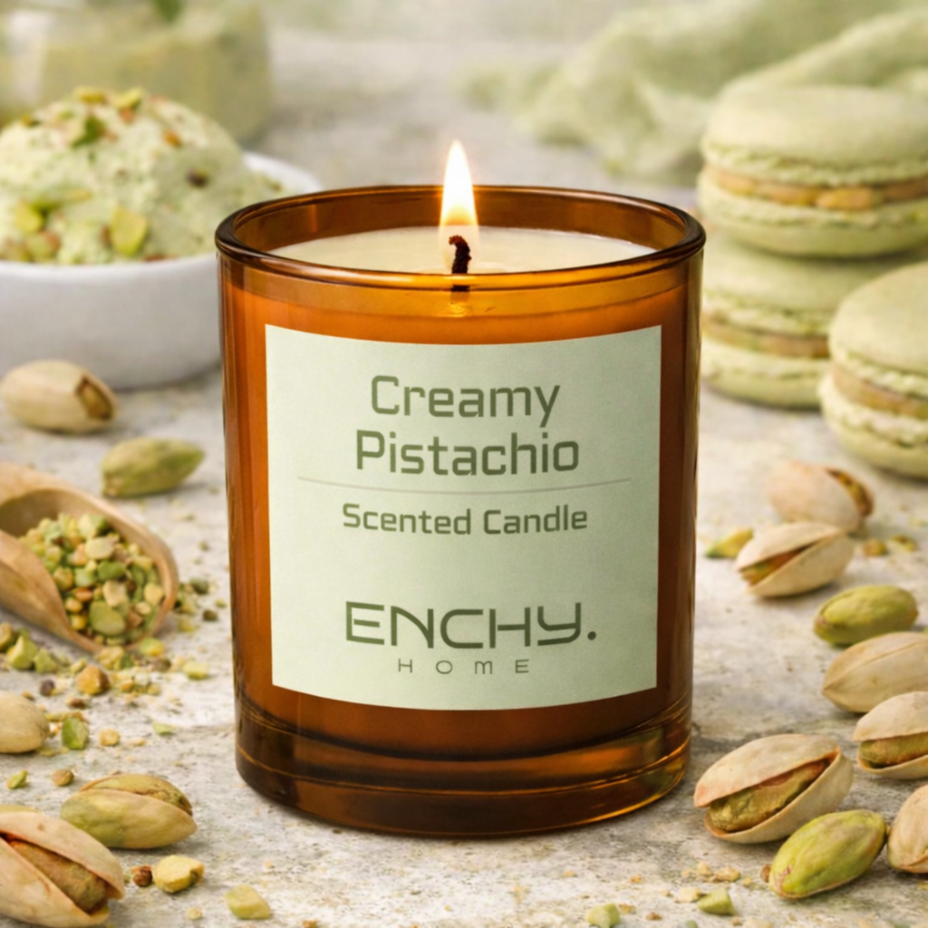 Creamy Pistachio Scented Candle | Sweet Gourmand Dessert Candle