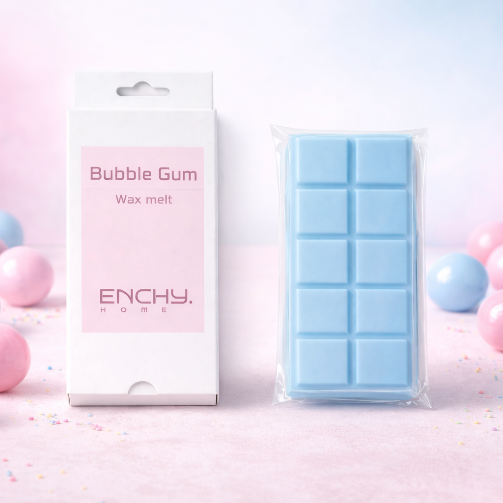 enchy bubble gum wax melt dessert inspired home fragrance
